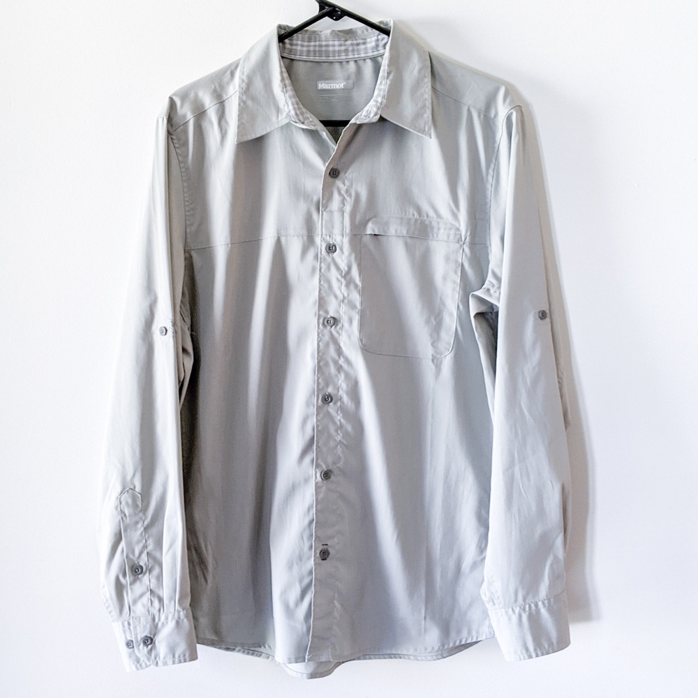 Marmot Hiking Shirt Men's Button Down Small
